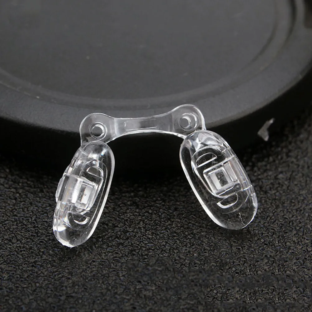 

4Pcs Eyeglass Nose Pads Premium Soft Silicone Nose Bridge Pads Increase Height Prevent Slipping Fit Better for All Glasses