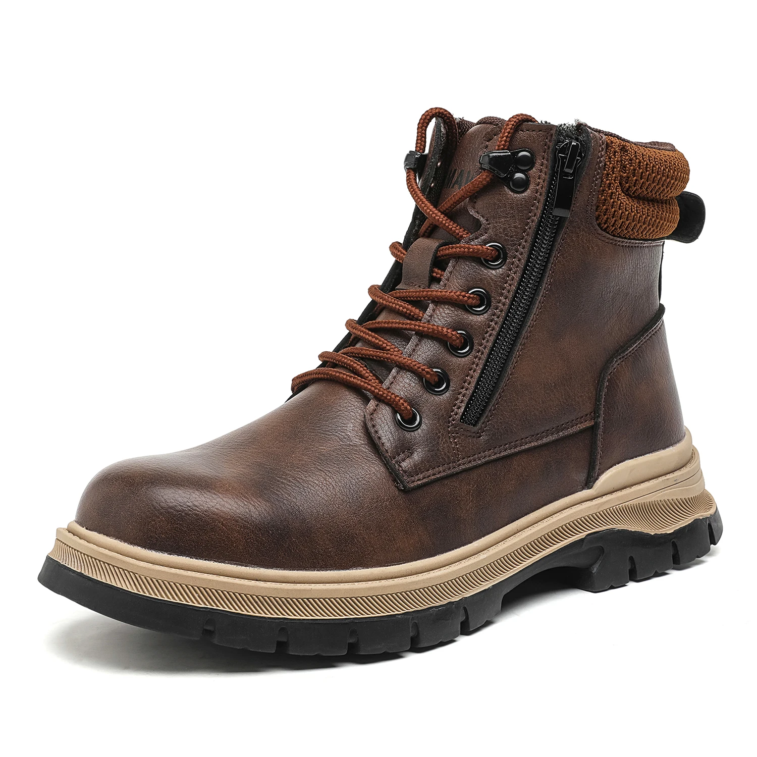 2024 New Safety Shoes Men Anti-smash Anti Puncture Work Shoes Anti Slip Indestructible Shoes Protective Sneakers Men Boots