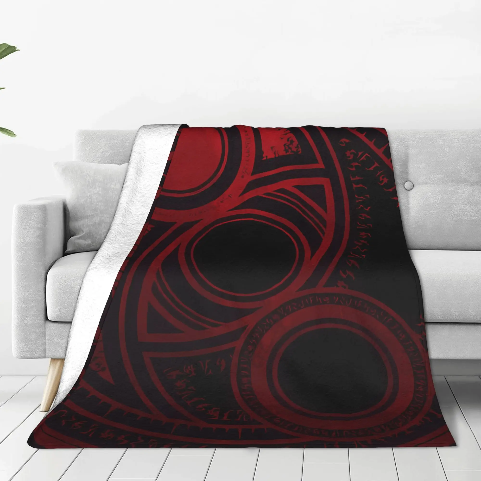 1PC Home Cutecore Scarborough Fair B-Bayonetta Blanket Super Cosy Plush Home Living Room Sofa Halloween