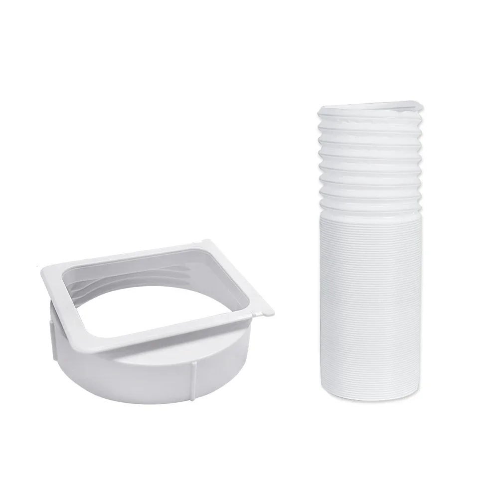 Portable AC Exhaust Hose Kit for Midea Models 150mm Connector Diameter 28cm to 150cm Length Heat Resistant Material