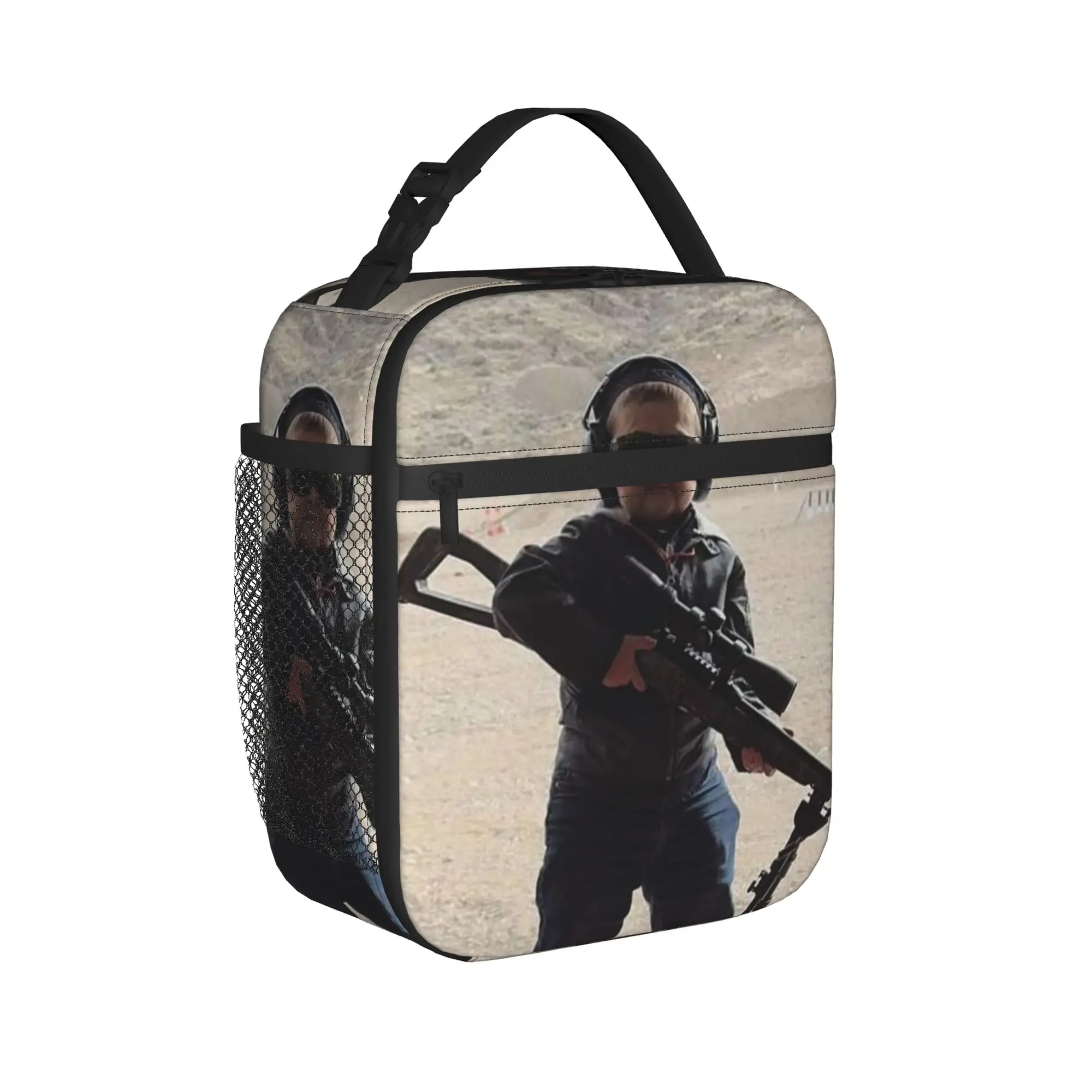 Hasbulla Hasbullah Insulated Lunch Bags for Men Women  Food Container Portable Thermal Cooler Lunch Box For School Office