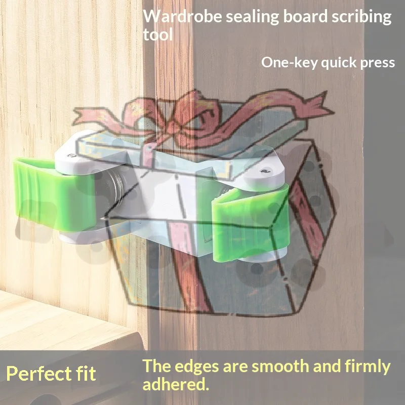Woodworking Jig - 【CCA】1個入りクイックポータブルキャビネット設置治具 木工用キャビネットマーキングジグ 厚みのあるロケーター 傷防止パネルマーキング