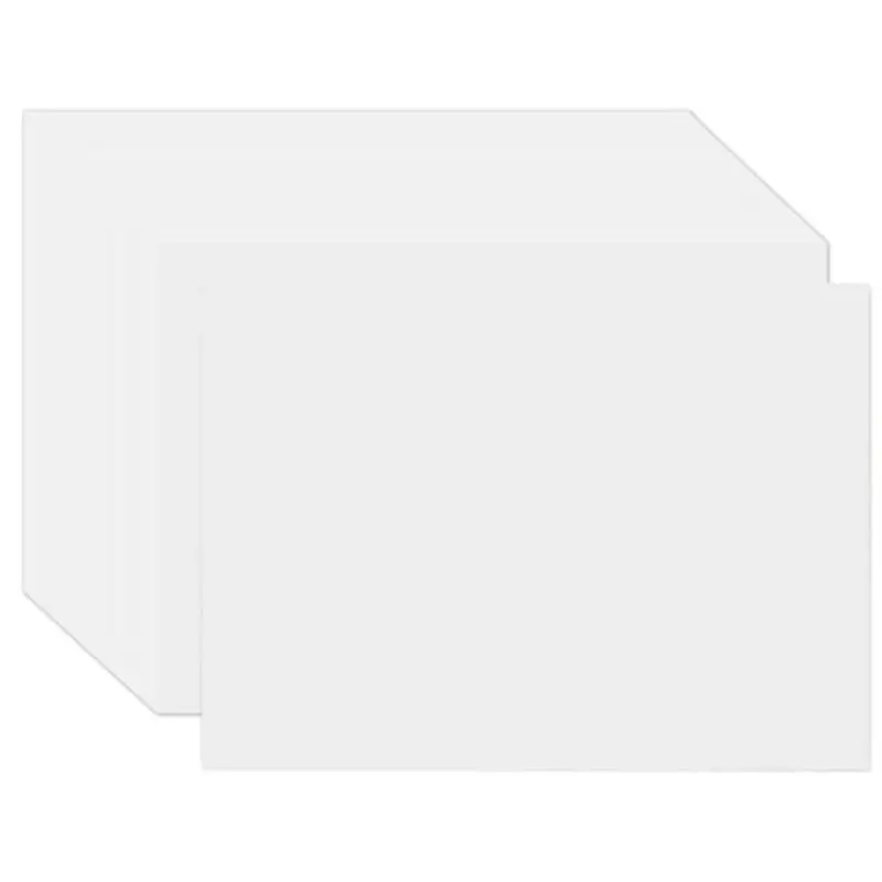 A01F-50 Pieces Shrink Plastic Sheets Shrink Dink Sheets Sanded Shrink Film Papers For Crafts DIY Keychain Making Kit (7.9 X 5.7