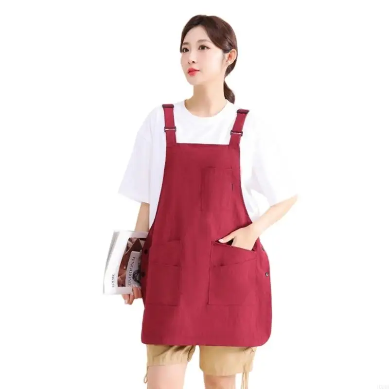 2025 New Waterproof Apron with Large Pocket For Restaurants Bakeries And Pet Grooming