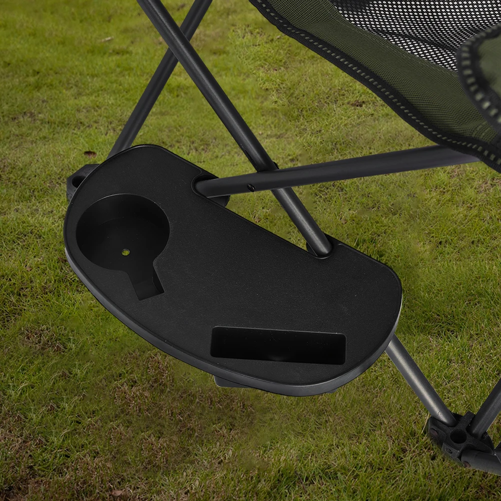 Recliner Side Table with Mobile Phone Slot Clip On Chair Table Universal Chair Side Table Multifunction for Camping Picnic