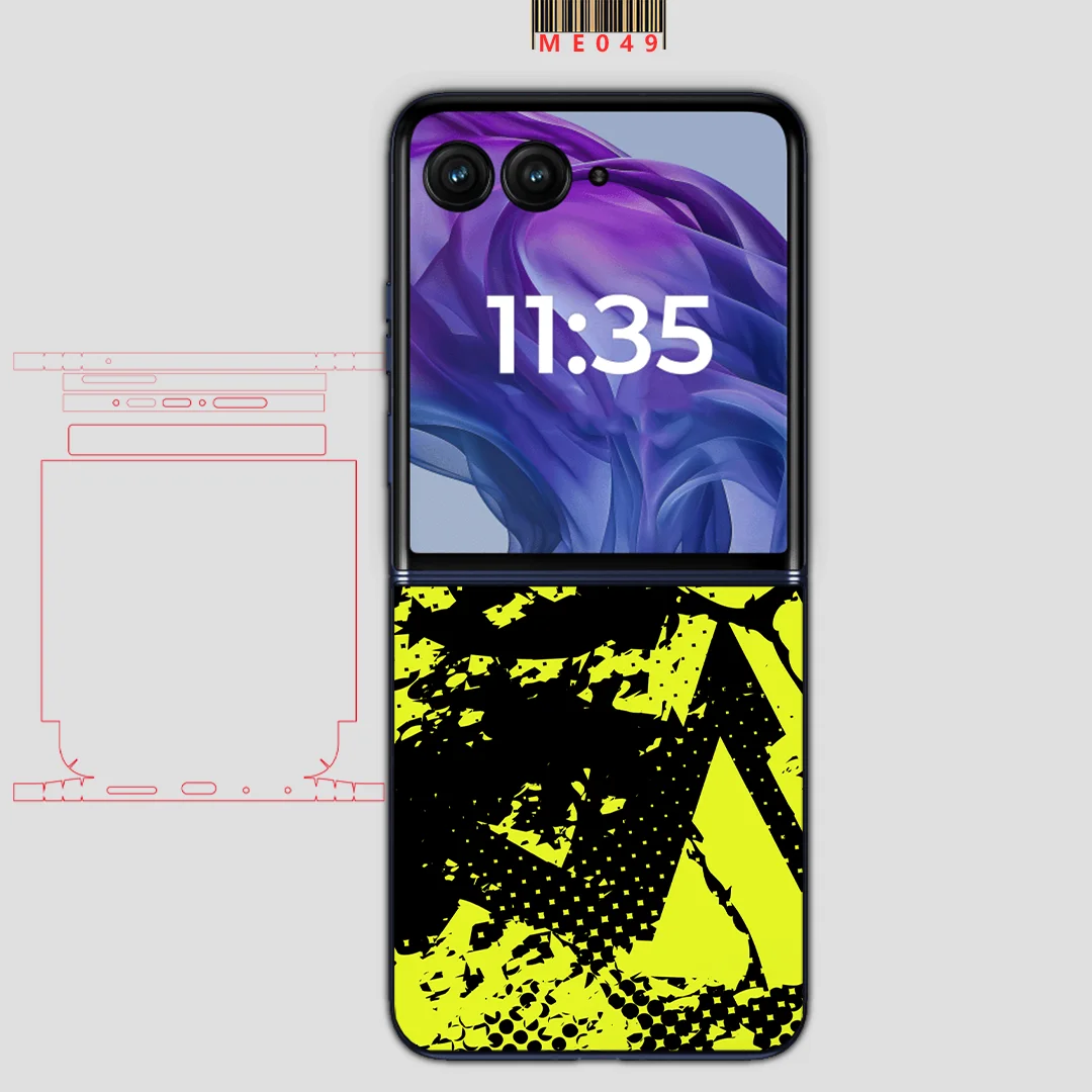 

Colorful Decal Skin Wrap forMOTO RAZR 60 50 40 ULTRA Back Skin Cover New Design Prptection Premium Decal Sticker
