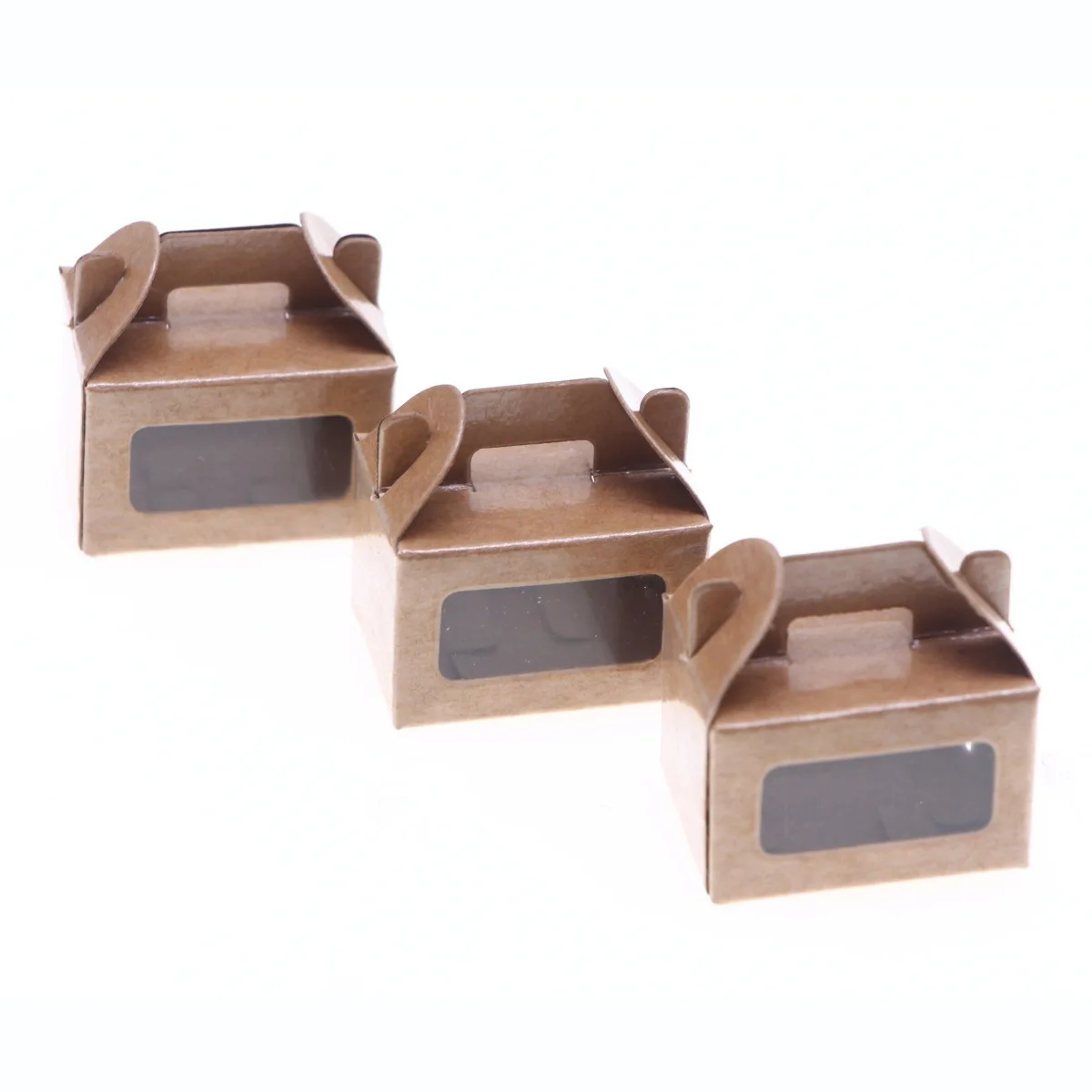 5pcs/lot Hot Sale! Dollhouse Miniature Baking Dessert Box, BJD Miniature Cake Packaging, Food Scene Props