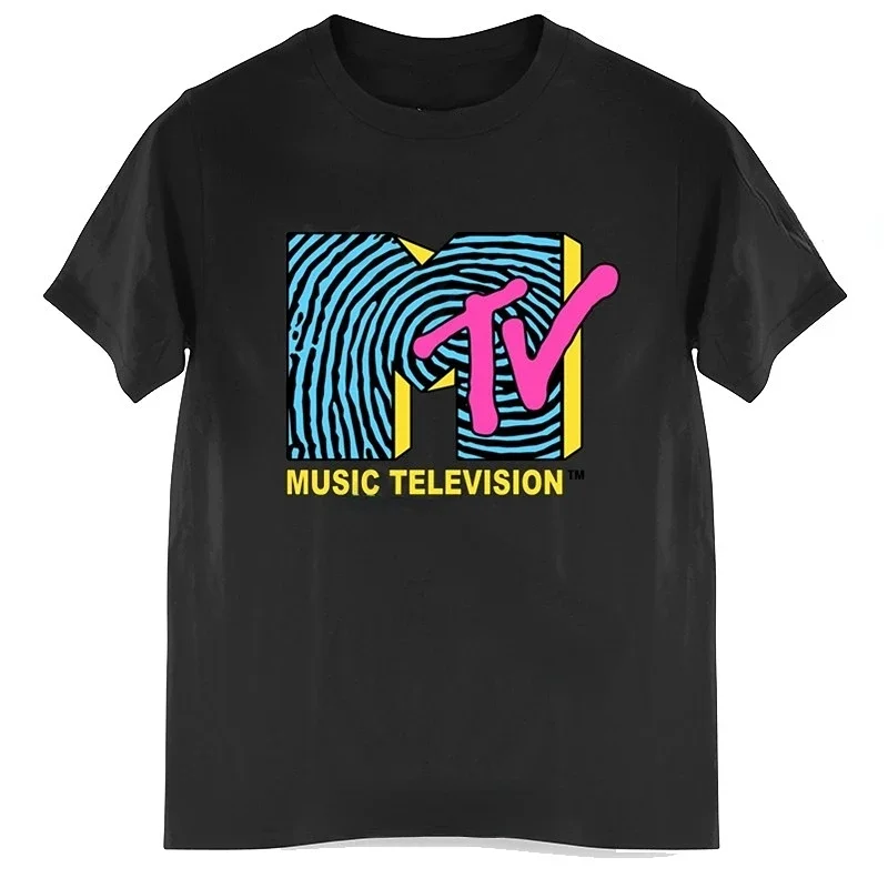 Vintage T-Shirt 80s Retro Music Graphic 2026 New Unisex Tee Neon Color Print Gift for Him Oversized Casual Streetwear Top