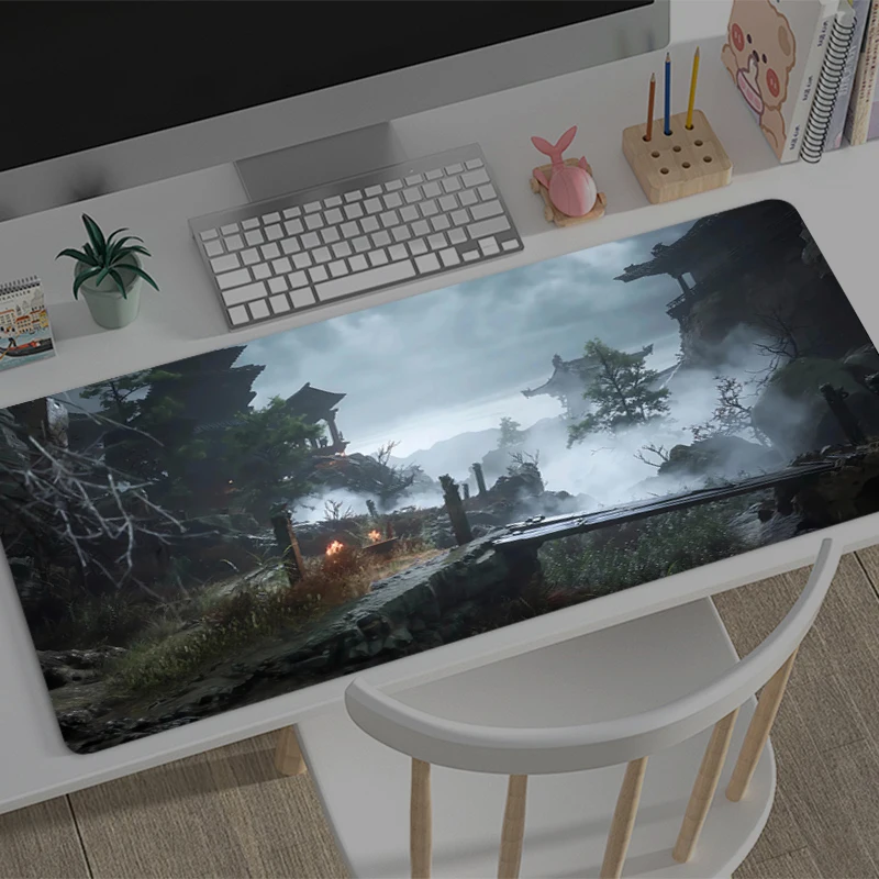 Gaming Mouse Pad B-black Myth Wukong Office Carpet Mouse Mats Gamer Desk Accessories Computer Table Pads PC carpet game Mousepad