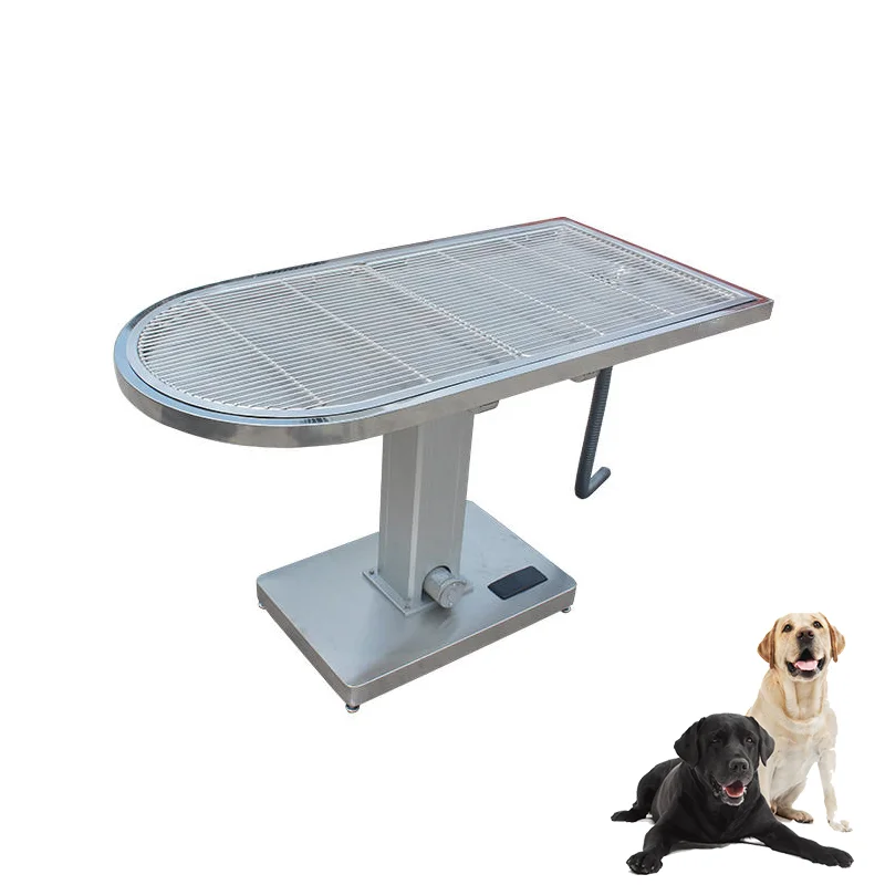 

Veterinary Small Animals Dog Drying Examination Table Standard Stainless Steel Pet Operating Treatment Table