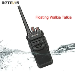 RETEVIS RT648 IP67 Waterproof Walkie Talkie 1 or 2 pcs Floating Portable Radio PMR 446 FRS License-free Two-way Radio Walk Talk