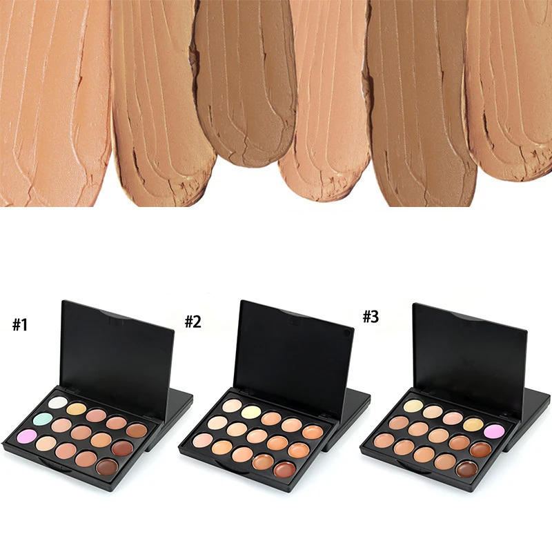 Waterproof Lasting Concealer Palette Face Eye Contour Dark Circles Corrector Skin Tone Base Primer Natural Moisturizer Cosmetics