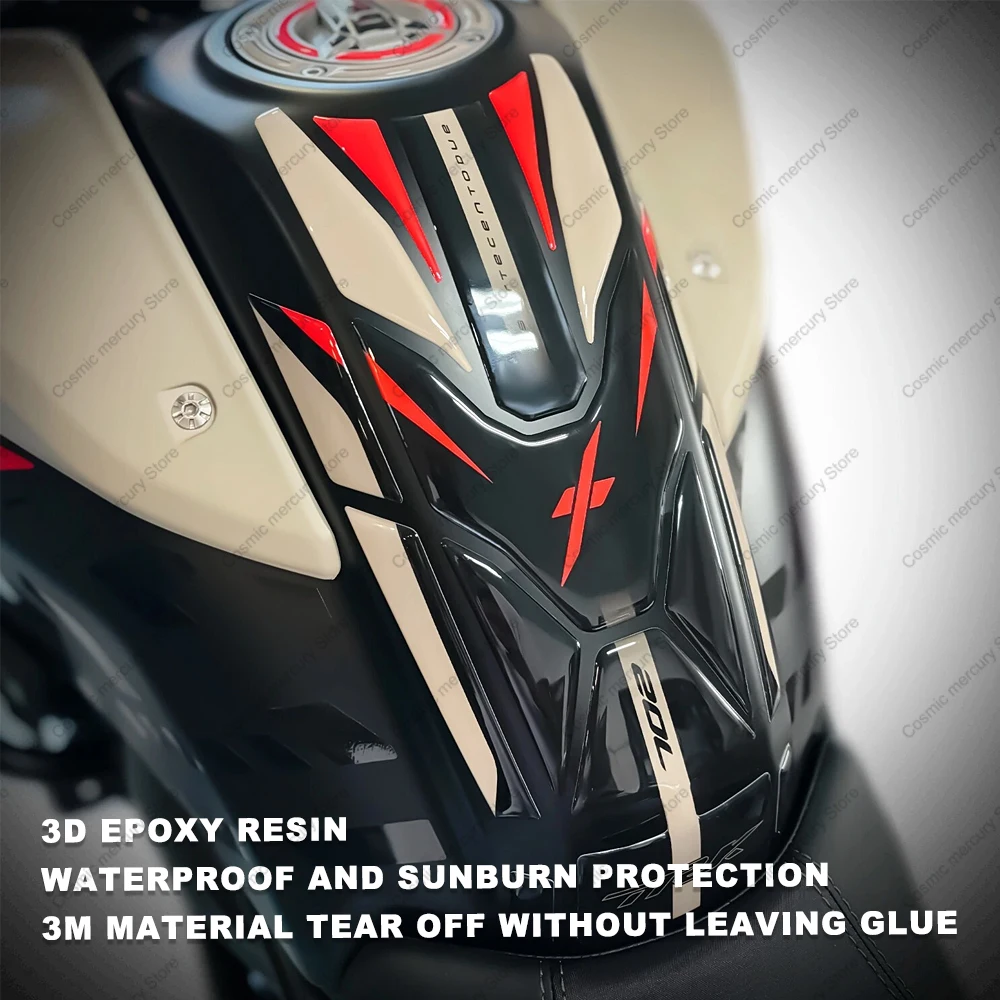 3D Gel Epoxy Sticker Motorcycle Accessories Handles Guard Sticker Kit Tank Pad For BENELLI TRK 702 X trk 702
