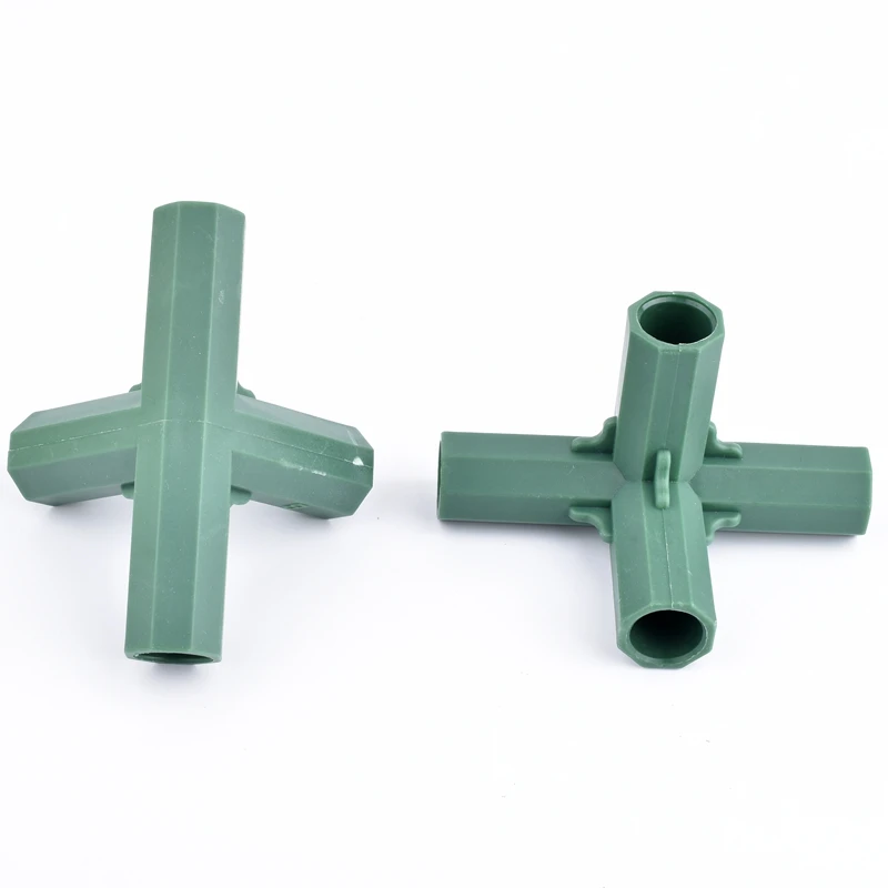 2-20Pcs Garden Greenhouse Frame Pipe Fitting Connectors Plant  Flower Stake Fencing Joints Home ID 16mm 3-way 4-way 2-way 5-way