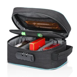 Smell Proof Cigarette Smoking Stash Bag Tobacco Herbs Combination Lock Container Cigar Grinder Pipe Travel Box Digital Bag