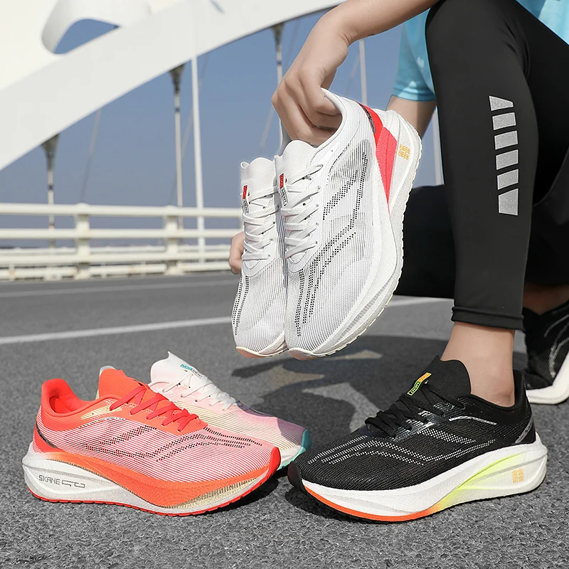 

Men's Shoes Breathable All-match Mesh Shoes Sports Carbon plateShoes Women All-match Wear-resistant Running Shoes for Men