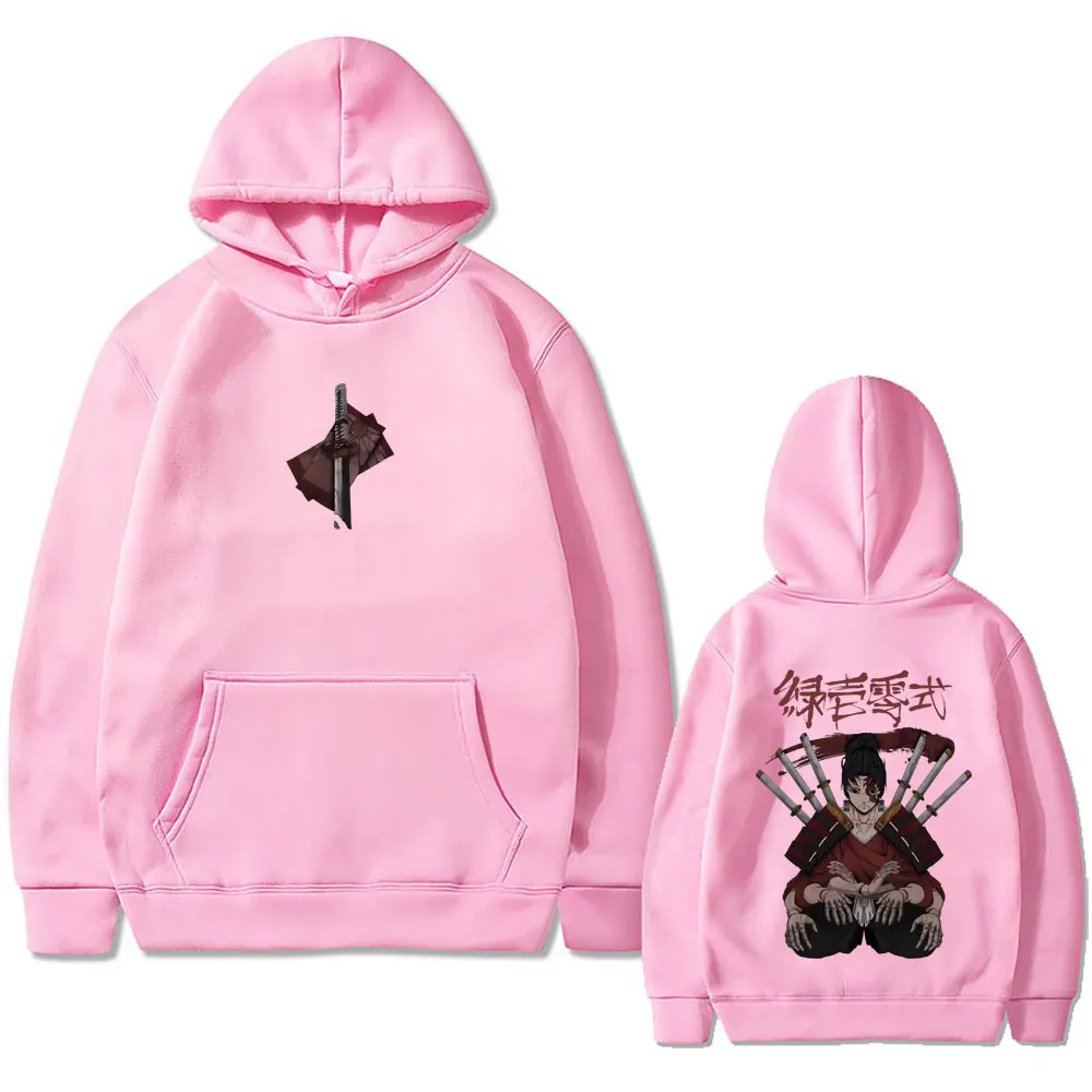 Anime Demon Slayer Tsugikuni Yoriichi Puppet Graphic Hoodie Men Women Cartoon Fashion Oversized Hoodies Male Vintage Pullover