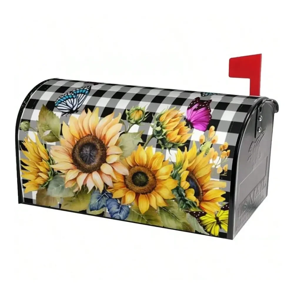 

Covers Magnetic Standard Size,18x21 With Spring Summer Magnetic Mailbox Covers Holiday Outside Yard Decor2025