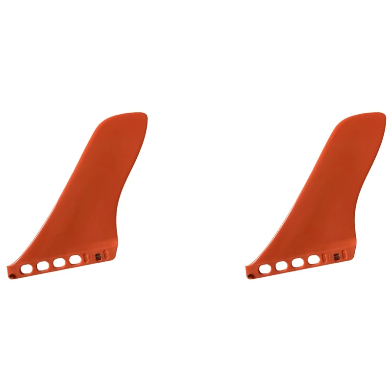 

2Pcs 9Inch No Screw Quick Release Detachable Surfing Single Center Fin Stand Up Paddleboard Fins Surfing Accessories
