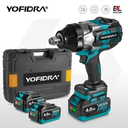 YOFIDRA 3300N.M High Torque Brushless Electric Impact Wrench 3/4 inch Cordless Wrench Power Tool For Makita 18V Battery Pin
