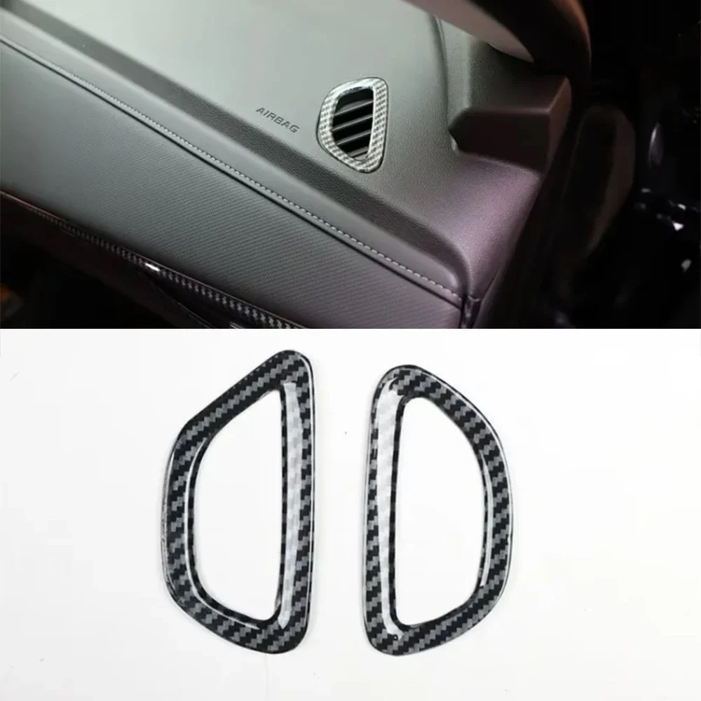 

For Buick Envision 2024 2025 S /PLUS LHD Car Dashboard Air Vent Frame ABS Stickers Interior Accessory 2pcs