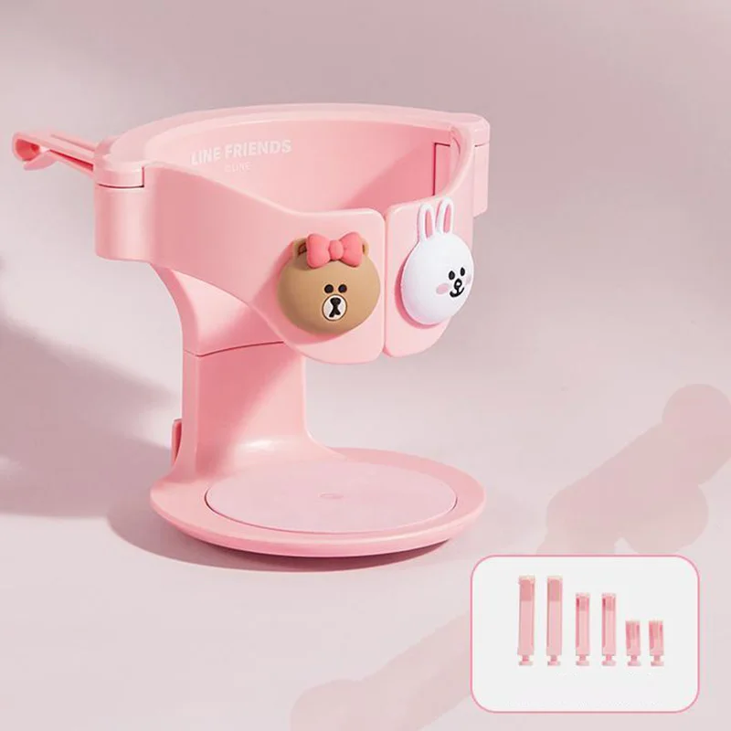 Sanrio Hello Kitty Cartoon Car Cup Holder Kawaii Anime Cute Tea con latte Beverage Coffee Car Air Outlet Cup Stand Toy Gift Girl