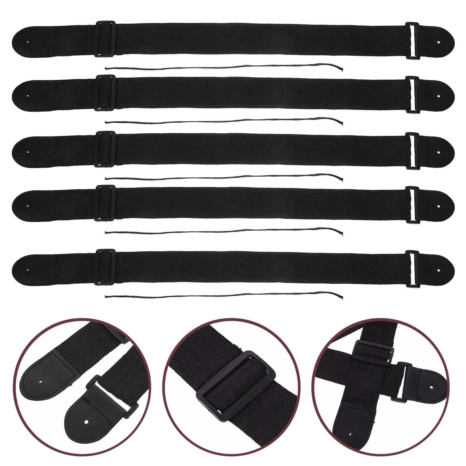 8Pcs Guitar Shoulder Strap Replacement Adjustable Bass Guitar Sling Made of Premium Material Long Fit All Guitars