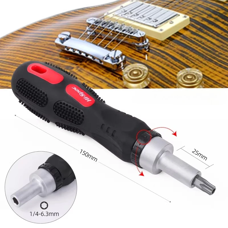 

Профессиональный набор отверток для ремонта гитар и бас-гитар, портативный комплект инструментов для ремонта