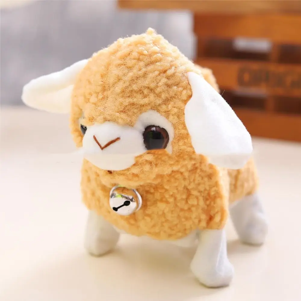 Моделирование электрических движений из альпаки, звуковой бег, пение, ягненок со звуком, мультяшная прогулка, интерактивный подарок на день рождения из альпаки