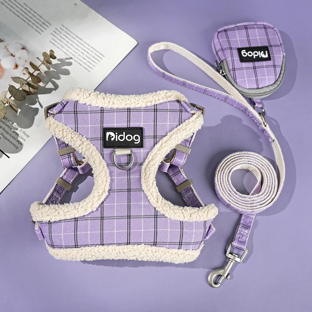 Soft Pet Dog Harnesses Vest No Pull Adjustable Chihuahua Puppy Cat Harness Leash Set For Small Medium Dogs Coat Arnes Perro
