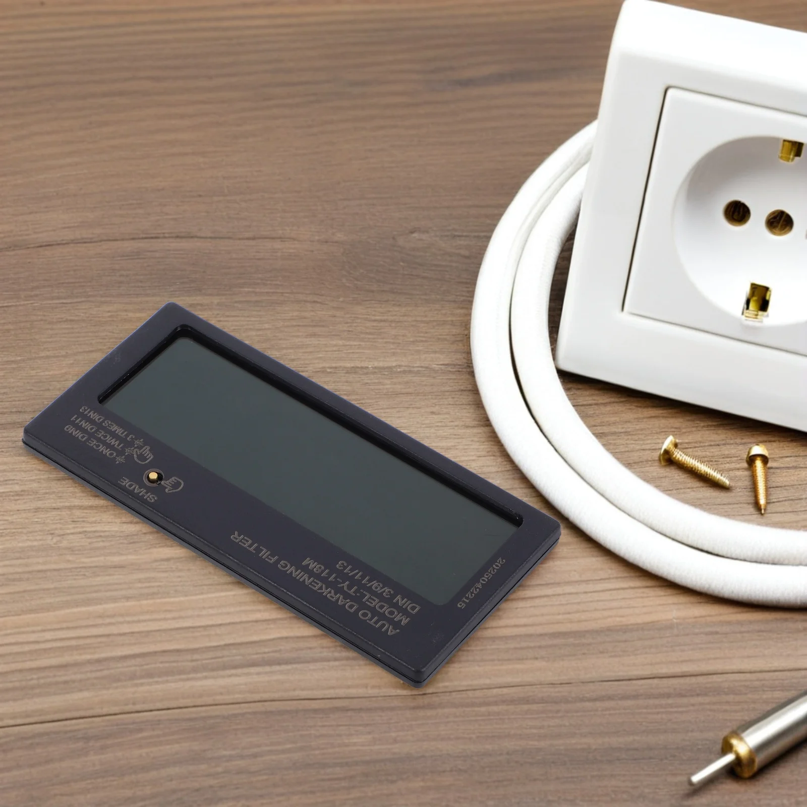 Replacement Auto-Darkening Welding Lens Solar Powered Fast Switching Filter for Mask Visor Lightweight Comfort Secure Fit