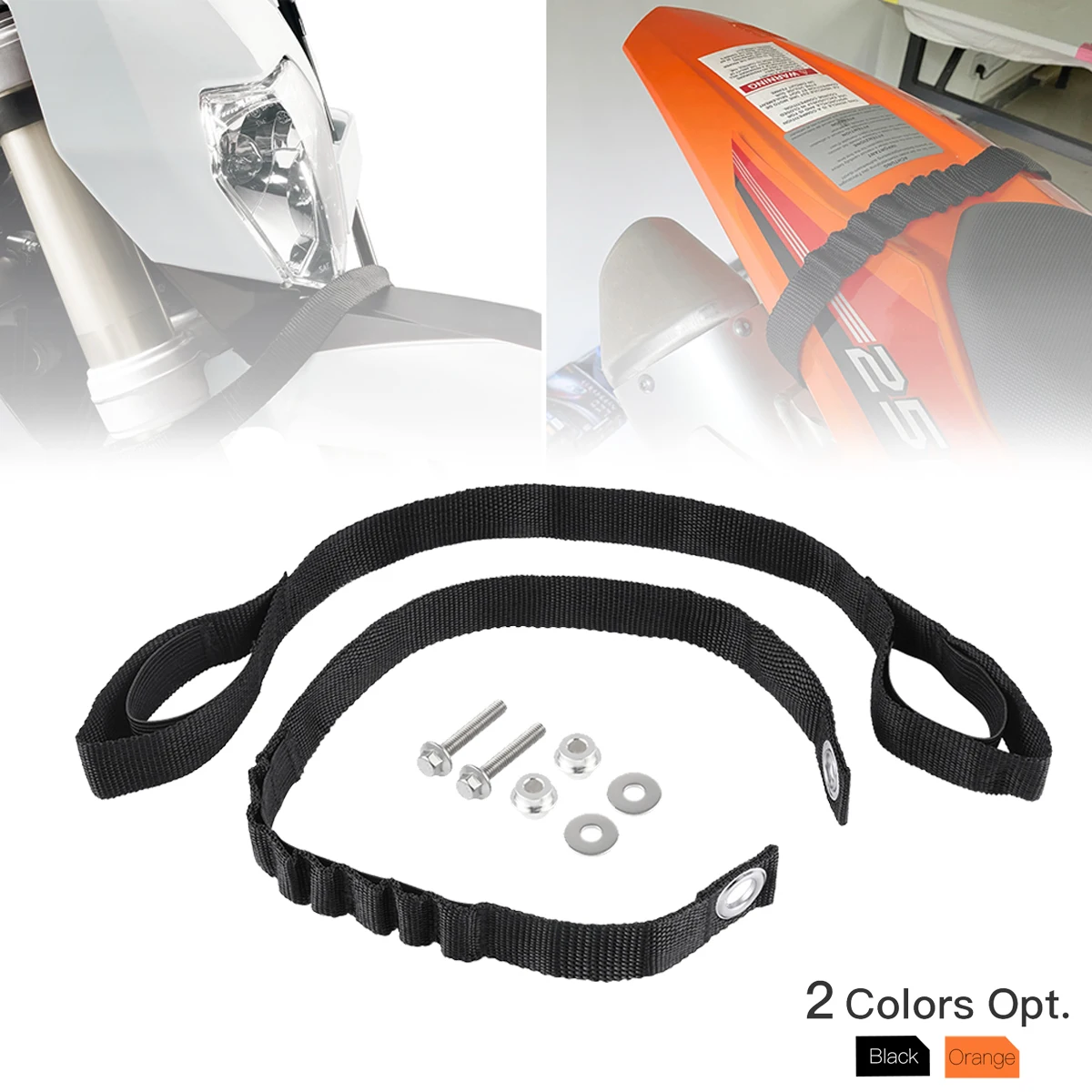 

For GasGas EC 300 2021-2023 EC250 EC MC EX 125 250 300 350 450 Motorcycle Front Rear Fender Holding Straps For KTM EXC 300 2023