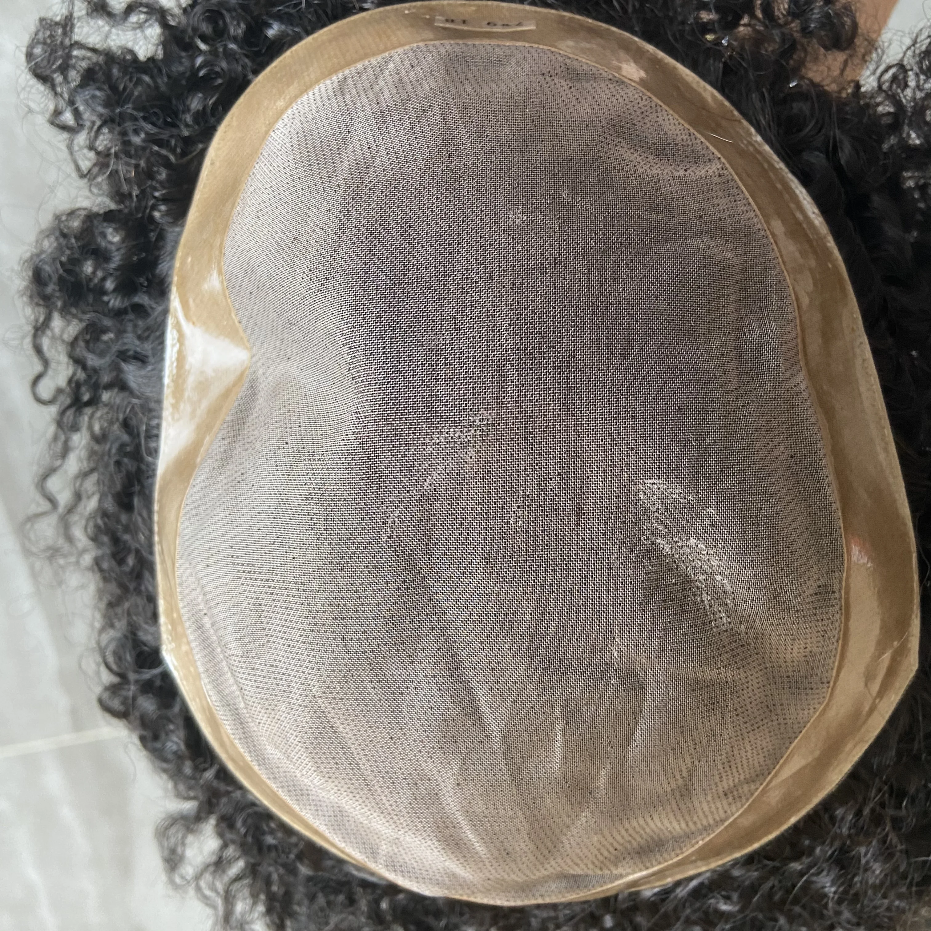 4 مللي متر 6 مللي متر ضيق مجعد شعري طبيعي الأفرو الأسود تصفيفة الشعر سوبر دائم غرامة أحادية NPU رجل قطع الشعر المستعار الرجال غير قابلة للاكتشاف