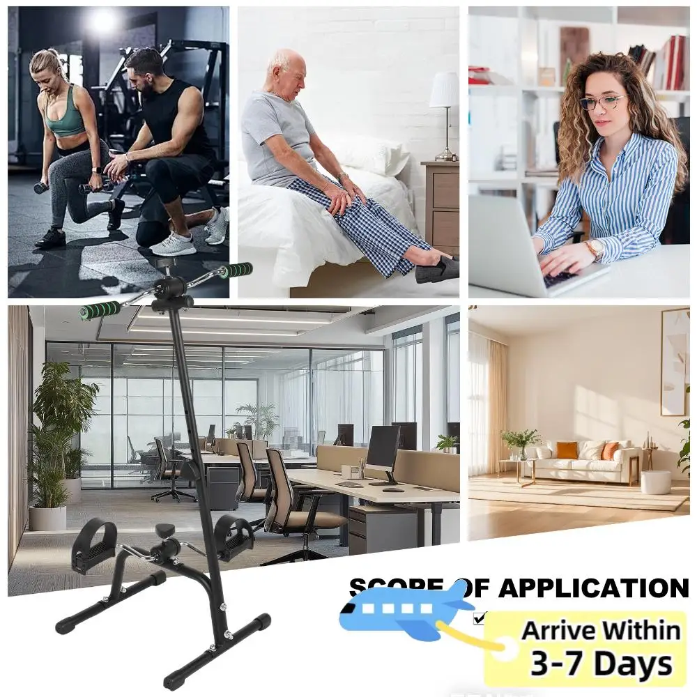 

Hand Arm Leg and Knee Peddler 220 Lbs Weight Capacity Elderly Home Pedal Exercise Bike Portable for Home Gym Workout