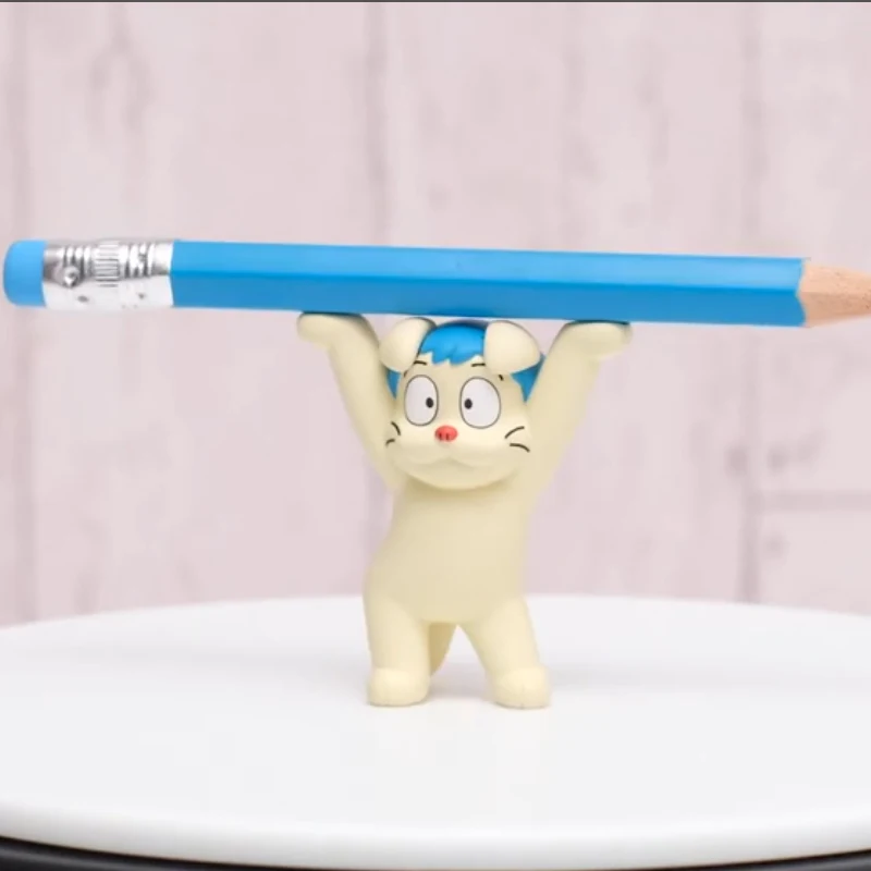 Japanse Echte Gacha Schaalmodel Ninja Rantaro Een Penhoudende Ornament Anime-gerelateerde Penhouders Action Figure Speelgoed