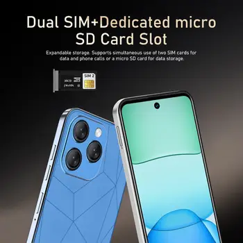 Global Vision I16 Pro Smartphone 5G Android 5300mAH 12GB RAM 512G ROM 6,56 palce 1080x2640HD 24+48MP MTK10 4G síťový mobilní telefon 10 nejlepší prodej nejlepší telefon - №8