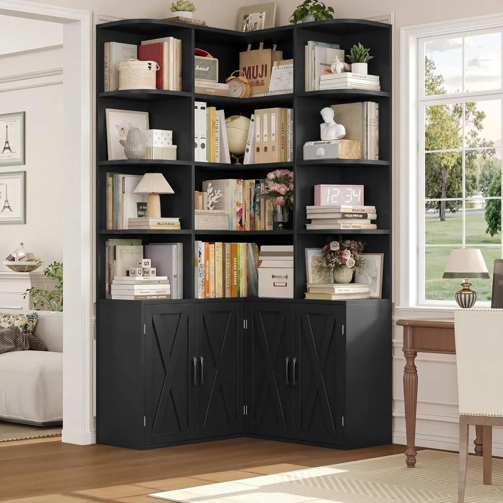 74" Tall Corner Boo…