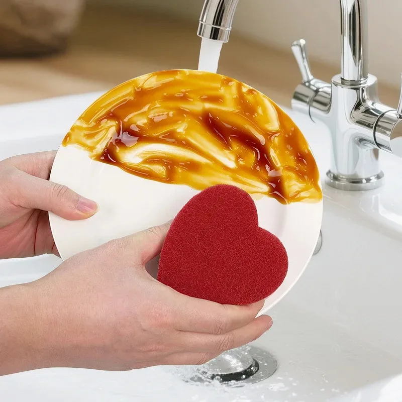 2/4/6PCDual‑Sided Non‑Scratch Dish Sponge Long Lasting Kitchen Dishwashing Sponges Household Cleaning Sponge for Dishes Cookware