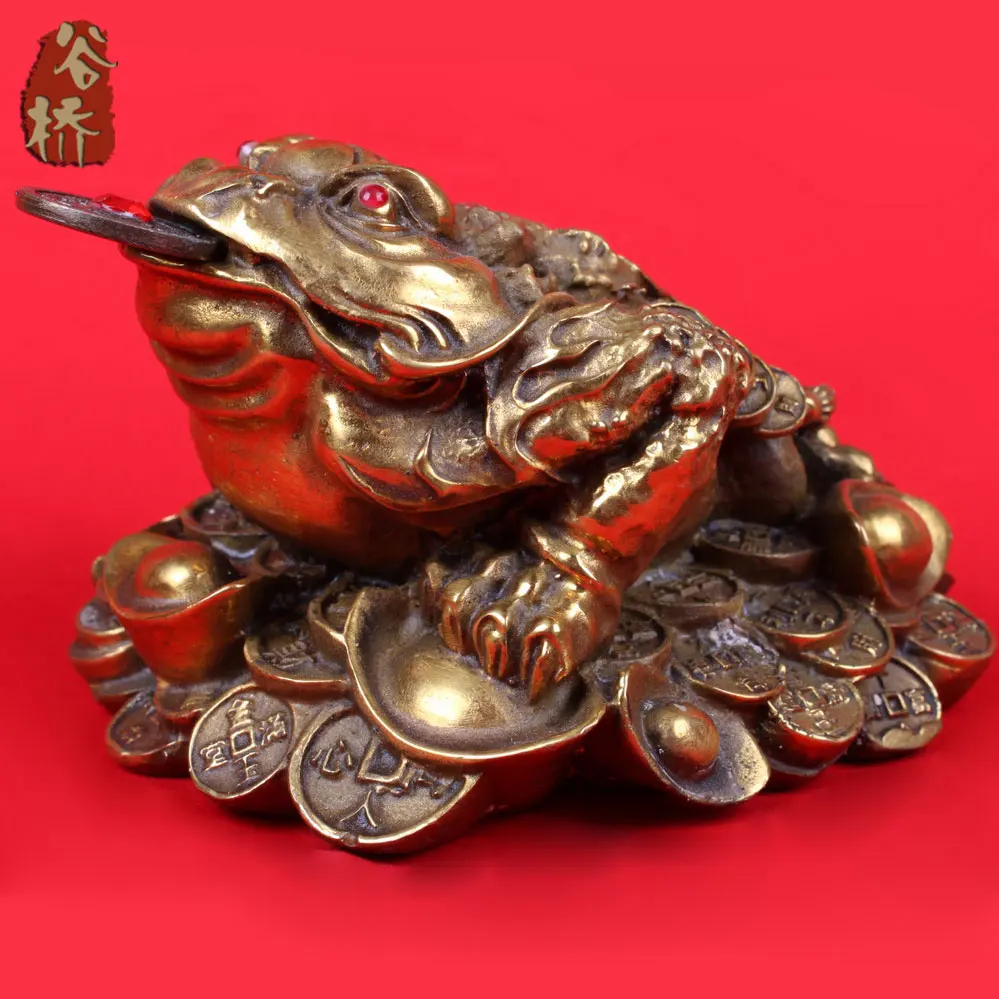 

Bronze sculpture, crafts toad copper decoration lucky opening gifts bronze sculpture, decoration