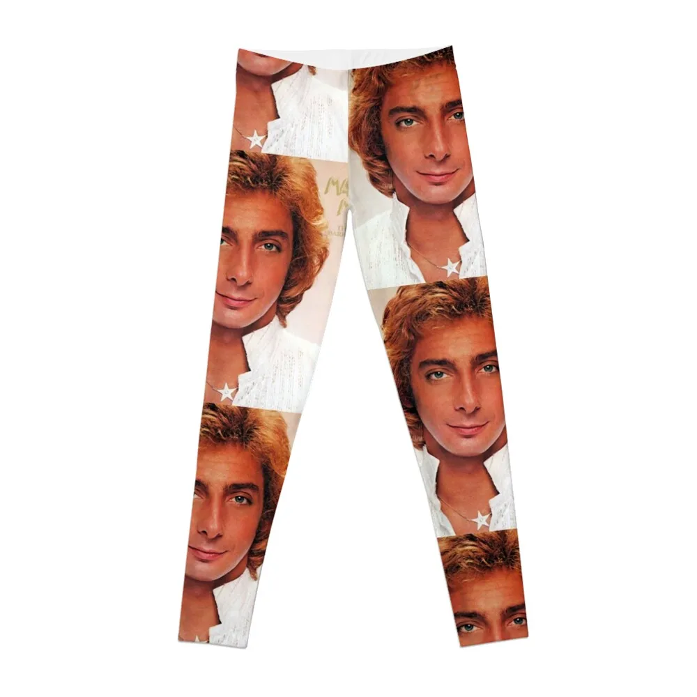 

Popular Musician Barry Manilow Leggings Legging sexy woman Golf wear Women's tights sporty woman push up Womens Leggings