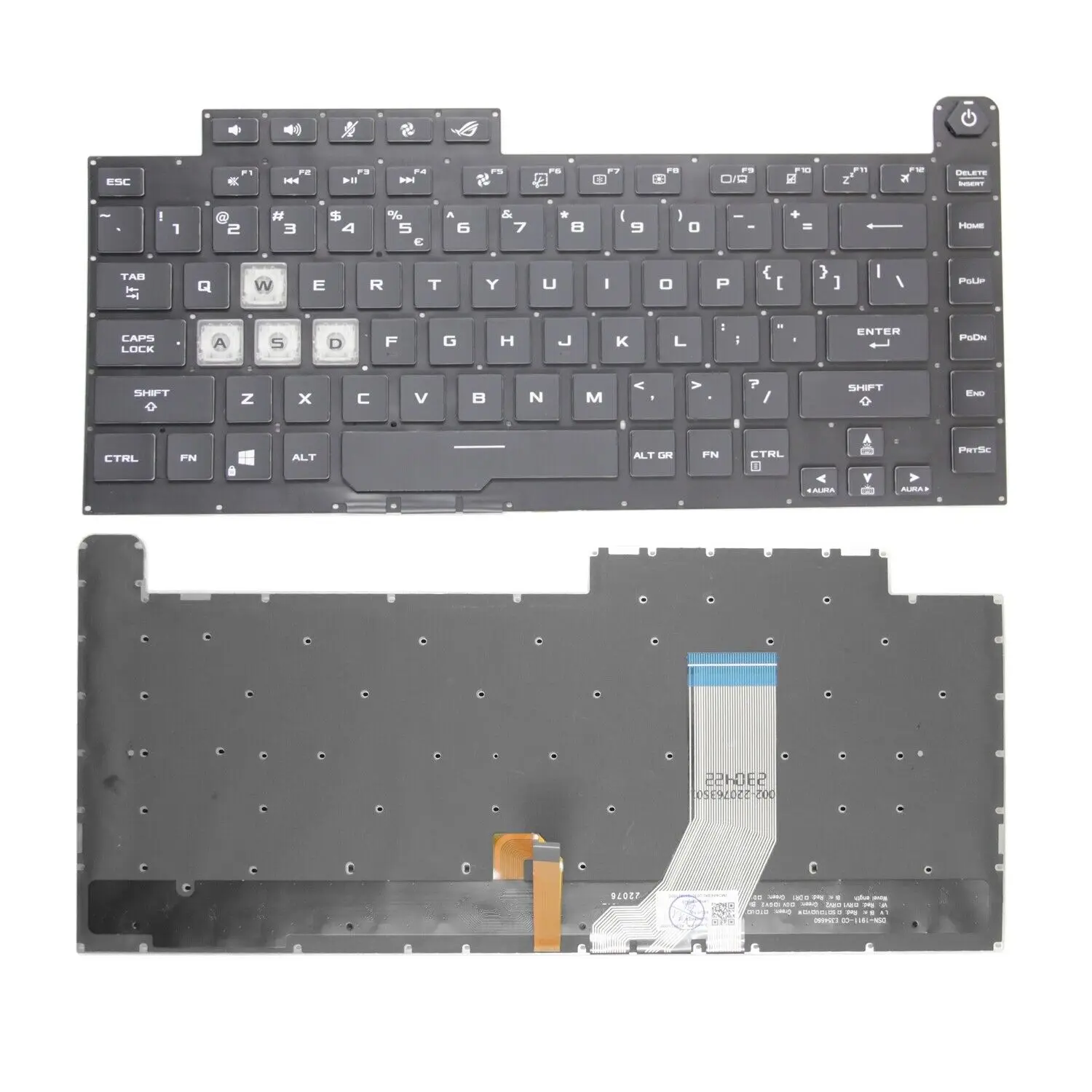 teclado retroiluminado asus rog strix g531 g531g g531gd g531gw g512lv lu g512 l g531gt g531gv us novo 01