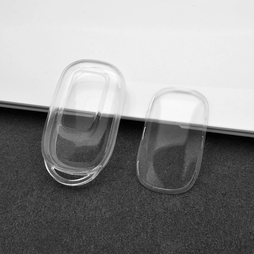 Transparent Car Key Fob Case Cover for Honda Civic 11th Accord CR-V HR-V Pilot Vezel ZR-V 2023-2026 Keychain Accessories