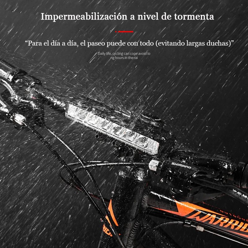 ضوء أمامي للدراجة، 5200 لومن 8000 مللي أمبير في الساعة مقاوم للماء لركوب الليل، شعلة USB لشحن الطريق، ملحقات إضاءة الدراجة، معدات ركوب الدراجات