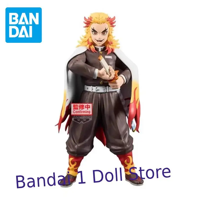 Bandai Banpresto Demon Slayer Grandista Rengoku Kyoujurou PVC Anime Action Figure Collectible Model Toy Desktop Gift Kids