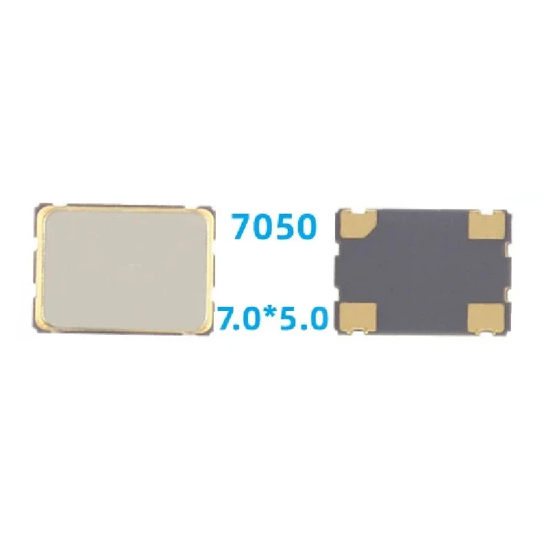 10PCS SMD 7050 Active quartz crystal 7.0x5.0mm 1 2 4 8MHZ 10 12.000MHZ 16.000MHZ 20 24 25 30 40 48 50MHZ Brand Q2
