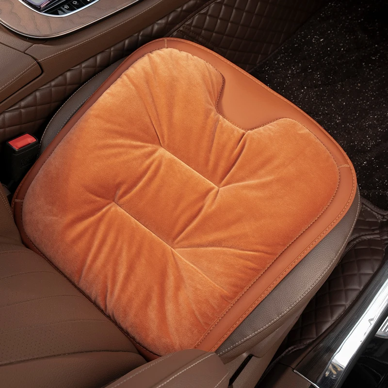 For Toyota Land cruier LC200 2008-2021 Car Front Seat Cushion Autumn Winter Short Plush Drive Seat Pad