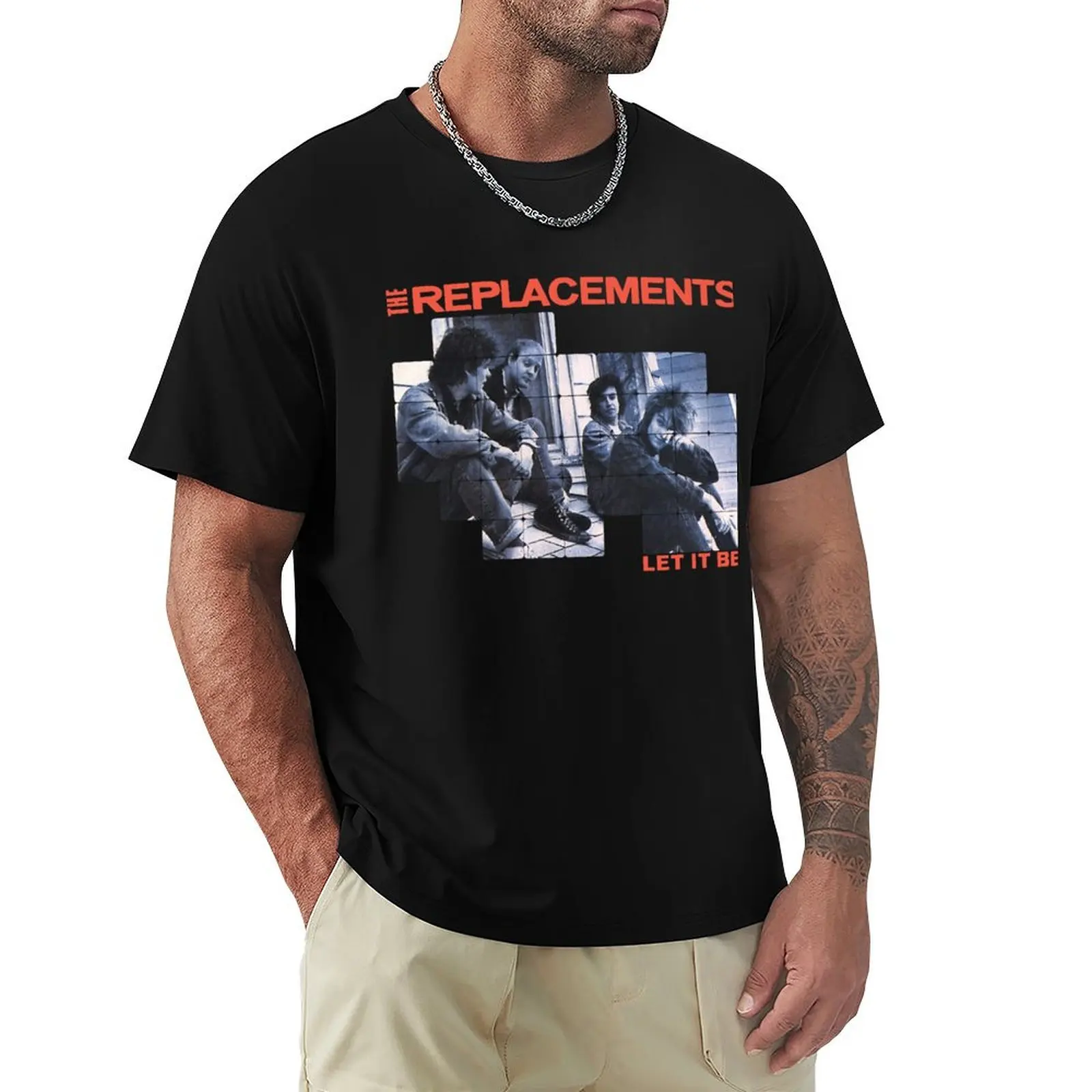

Let It Be Squares T-Shirt Festival Short Sleeve T-Shirt