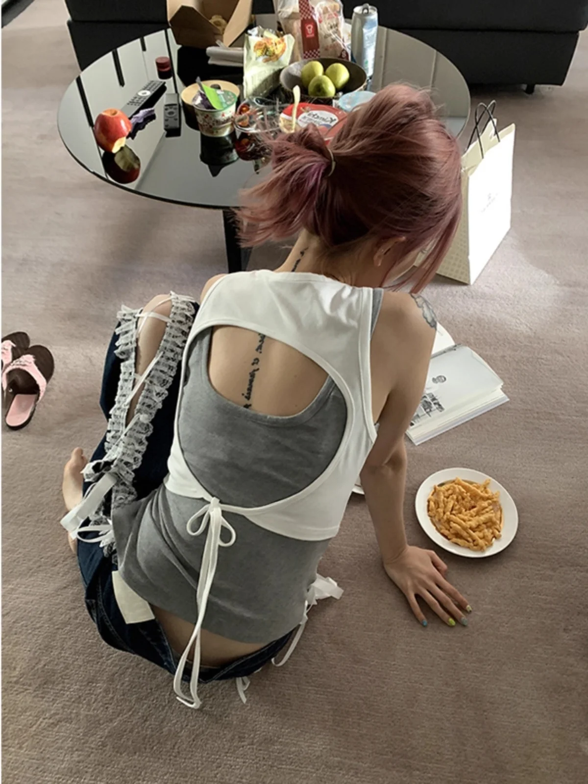 Estate 2025 Canotta da donna Bal Canotta con cinturino Ba Svel Capispalla slim fit con cintura Abbigliamento casual squisito unico