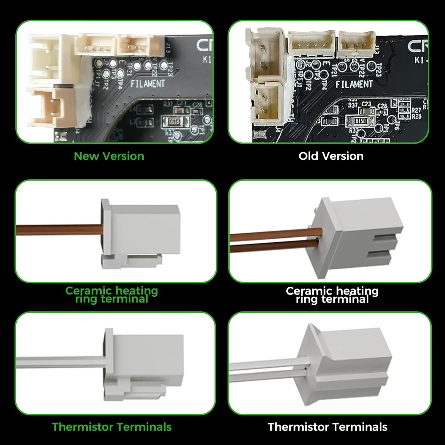 Oryginalna płytka PCB hotendu Creality do K1/K1C/K1 SE/K1 Max, adapter, zamiennik akcesoriów do drukarki 3D PCBA_G_Dla K1/KIC/K1 — zdjęcie produktu 2