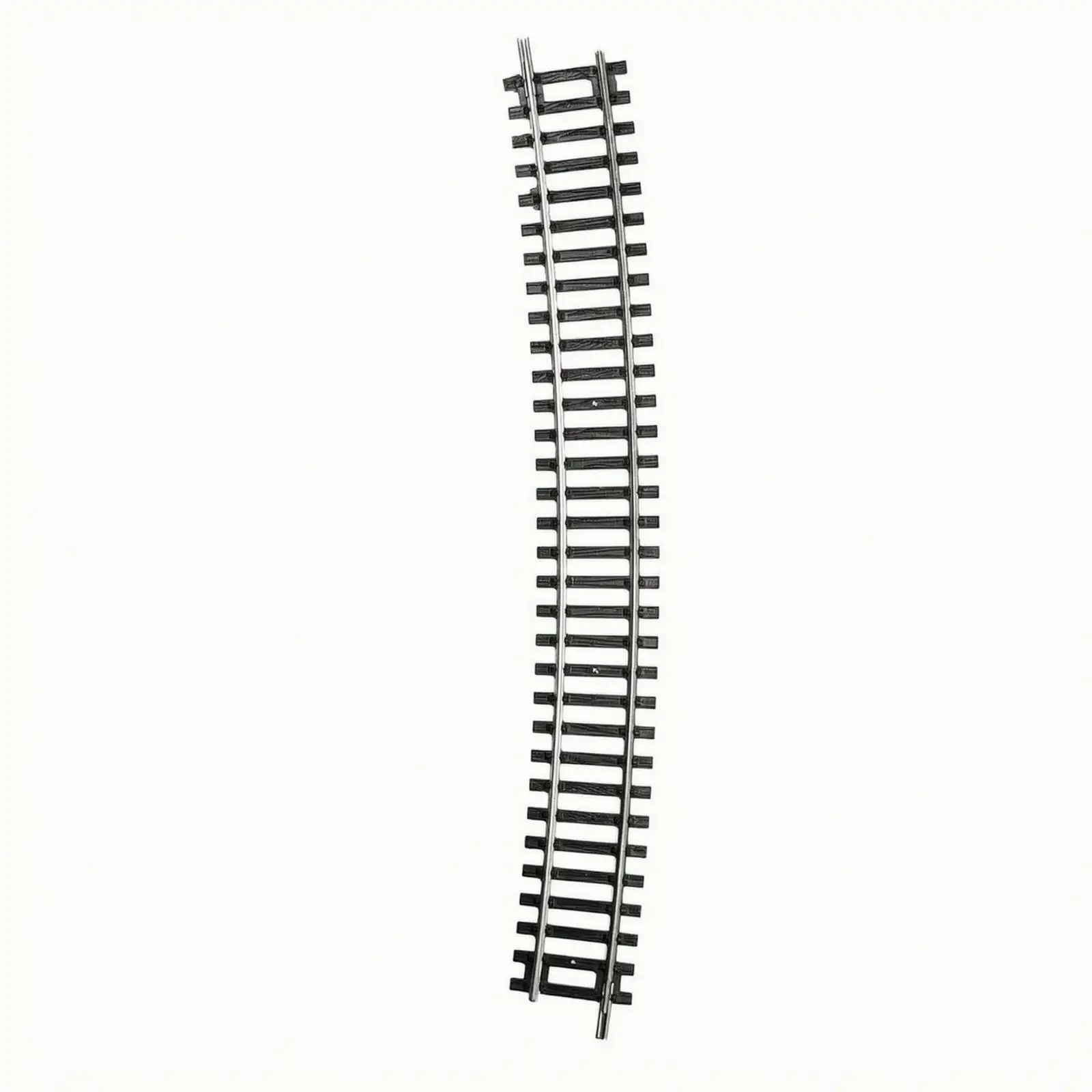 Stable HO-Scale Track Section | Detailed Sleeper Construction, Easy-to-Integrate Design, Model Train Track with Metal Rails, for